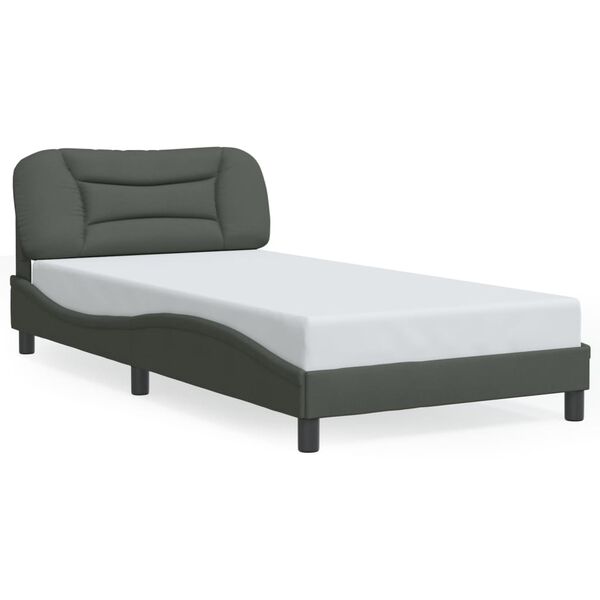 vidaXL Bed Frame Dark Grey