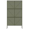 vidaXL Privacy Screen Olive 39.37 x 19.69 x 70.87 in Steel