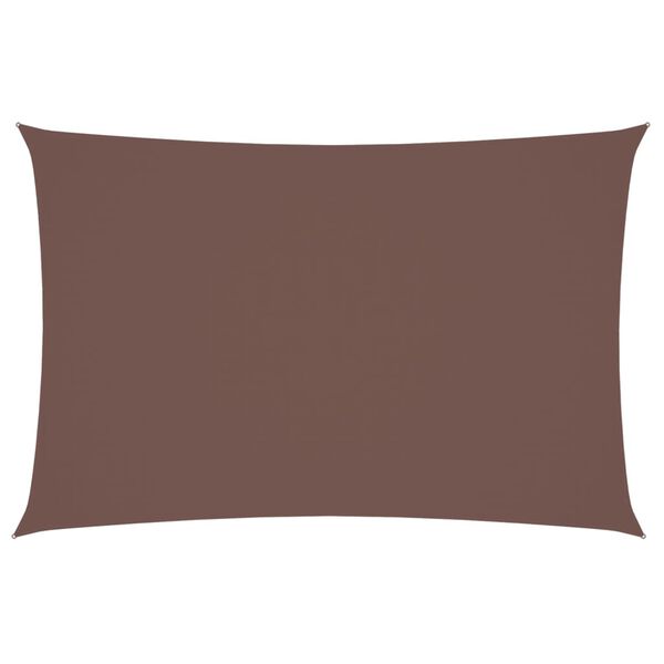vidaXL Sunshade Sail Oxford Fabric Rectangular 6.6x13.1' Brown