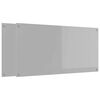 vidaXL Kitchen Backsplash 2 pcs Light Grey 47.24 x 23.62 in