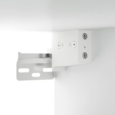 vidaXL TV Cabinets 2 pcs White 31.5"x11.8"x11.8" Engineered Wood