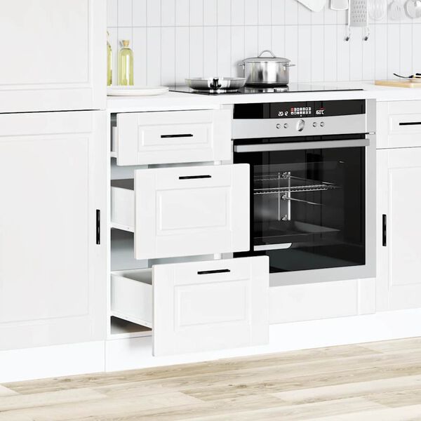 vidaXL Kitchen Base Cabinet White Engineered wood Medium