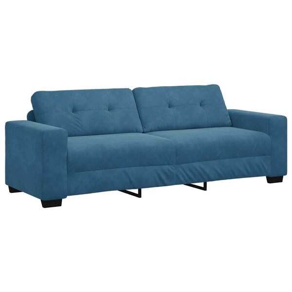 vidaXL Sofa Blue 87.01 x 30.71 x 31.50 in Fabric
