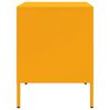 vidaXL Bedside Cabinet Mustard Yellow Steel Small Bedside Cabinet