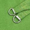 vidaXL Sunshade Sail 1.75 oz/ft&sup2; Light Green 8.2x8.2' HDPE