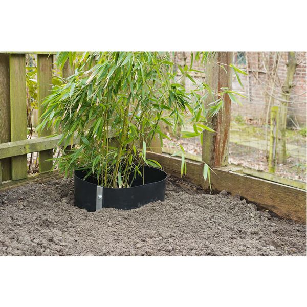 Nature Root Barrier Black HDPE 0.7 x 9.8 ft UV-resistant