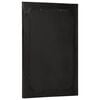 vidaXL Bathroom Mirror Black Solid mango wood, Glass Medium