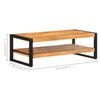 vidaXL Coffee Table 47.2"x23.6"x15.7" Solid Acacia Wood
