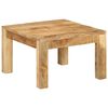 vidaXL Coffee Table Natural Solid Mango Wood Small Durable