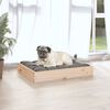 vidaXL Dog Bed Natural Pinewood Untreated Solid Pine Medium Sturdy