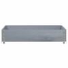 vidaXL Pallet Collar Grey 39.4x39.4" Solid Wood Pine