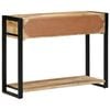 vidaXL Console Table Mango Solid rough mango wood 39.4x13.8x29.5 in