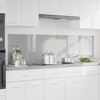 vidaXL Kitchen Backsplash 2 pcs Light Grey 35.43 x 19.69 in