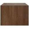vidaXL TV Cabinet Brown oak Engineered wood Standard TV Cabinet