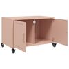 vidaXL TV Cabinet Pink Cold-rolled steel Medium TV Cabinet Rectangular