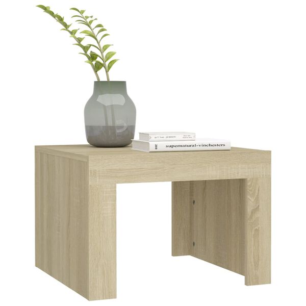 vidaXL Coffee Table Sonoma oak Engineered wood Small Durable
