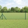 vidaXL Welded Wire Fence Green 4.6'x 82'Steel