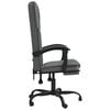 vidaXL Reclining Office Chair Dark Gray