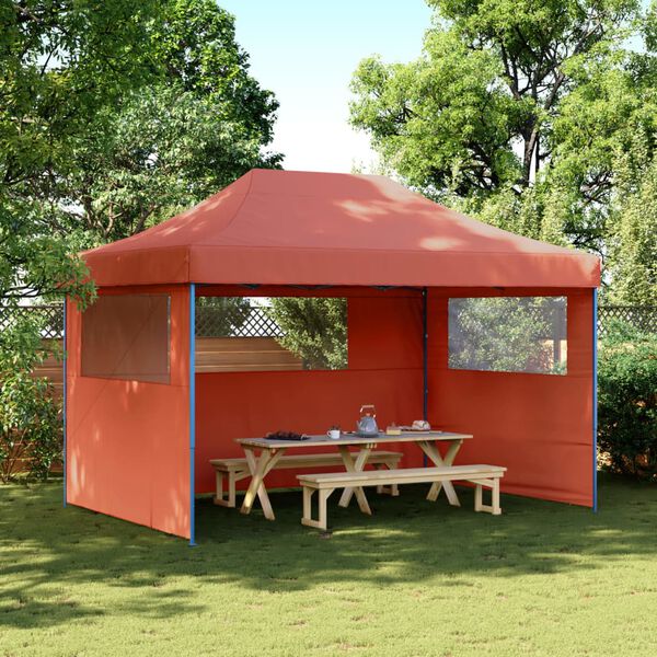 vidaXL Party Tent Terracotta and Blue