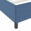 vidaXL Box Spring Bed Blue 39.37 x 78.74 in Velvet