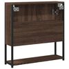 vidaXL Bathroom Mirror Cabinet Brown Oak