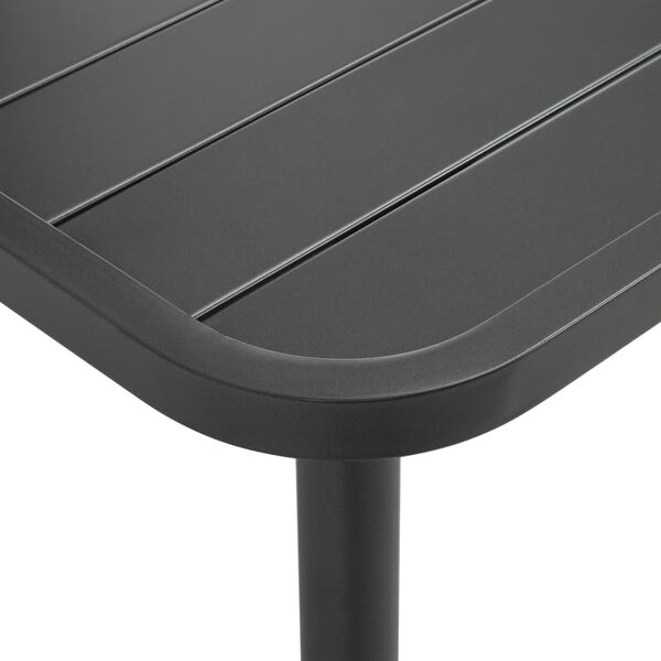 vidaXL Outdoor Table Dark Grey E-coated and powder-coated steel