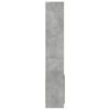 vidaXL Highboard Concrete grey Engineered wood Tall Highboard