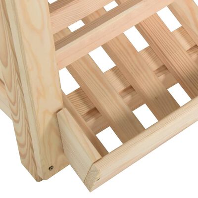 vidaXL Potato Box 23.6"x15.7"x19.7" Solid Wood Pine