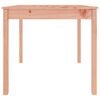 vidaXL Garden Table Natural Wood Solid Douglas Fir wood Medium Durable