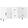 vidaXL Sideboard White Engineered wood 39.4 in Sideboard Rectangular