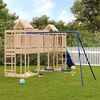 vidaXL Outdoor Playset Natural Wood Solid Pine Wood Large
