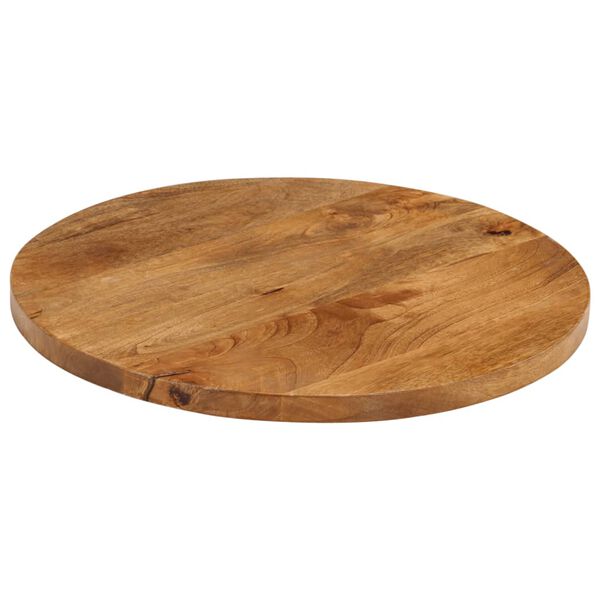vidaXL Table Top Ø 15.7"x1.5" Round Solid Wood Mango
