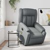 vidaXL Electric Stand Up Massage Recliner Chair Gray