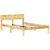 vidaXL Bed Frame Reclaimed wood color Solid reclaimed wood, Steel