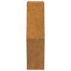 vidaXL Wall Planter Set of 2 Rusty Corten Steel Medium