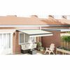 vidaXL Retractable Awning Cream Fabric (100% polyester) with PU coating
