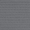 vidaXL Storage Basket Grey and White 100% Cotton Large Collapsible