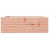 vidaXL Garden Planter Brown Douglas Wood Medium Garden Planter Square