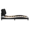 vidaXL Bed Frame Black and White