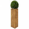 vidaXL Garden Planter Set of 2 Brown (will develop over time)