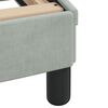vidaXL Bed Frame Light grey