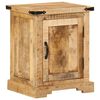 vidaXL Bedside Cabinet Natural Solid mango wood Compact Bedside Cabinet