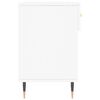 vidaXL Shoe Bench White Engineered wood Medium Shoe Storage Bench