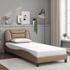 vidaXL Bed Frame Cappuccino