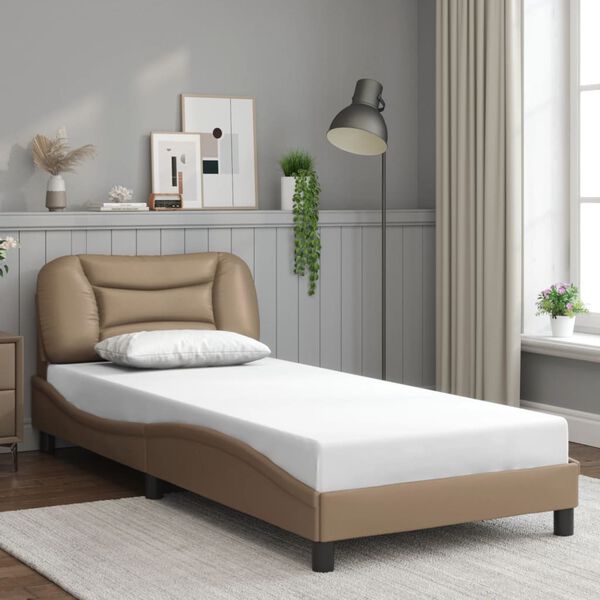vidaXL Bed Frame Cappuccino