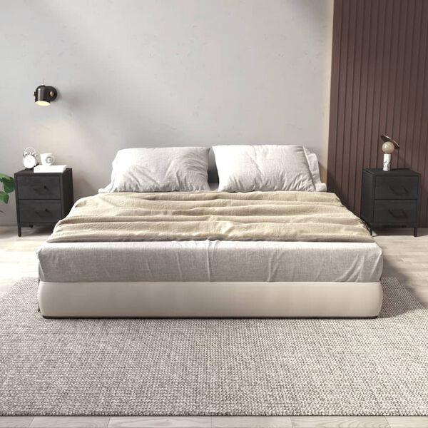 vidaXL Bedside Cabinet Set of 2 Black