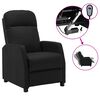 vidaXL Recliner Black