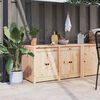 vidaXL Outdoor Kitchen Cabinet Natural Pine Solid Pine Wood Medium