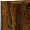 vidaXL TV Wall Cabinet Set of 2 Smoked Oak Engineered wood Medium