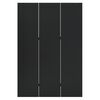 vidaXL 3-Panel Room Divider Black 47.2"x70.9" Steel